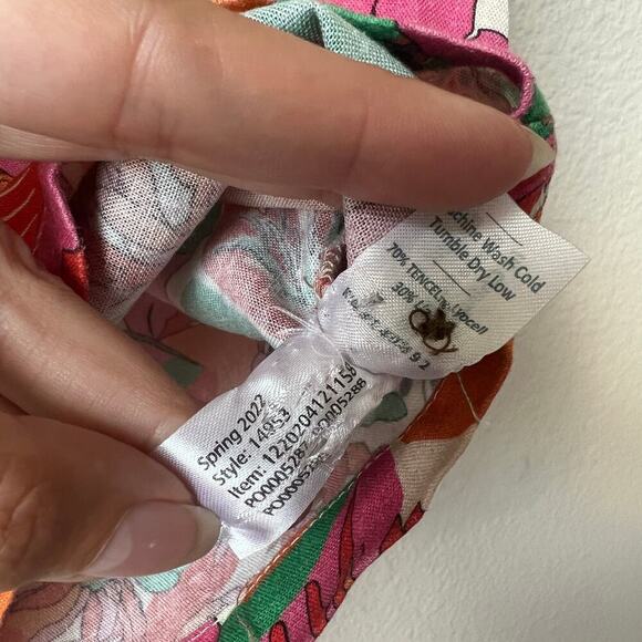 Marine Layer Lucy Short Sleeve Top in Vintage Floral Size XS - Picture 5 of 5